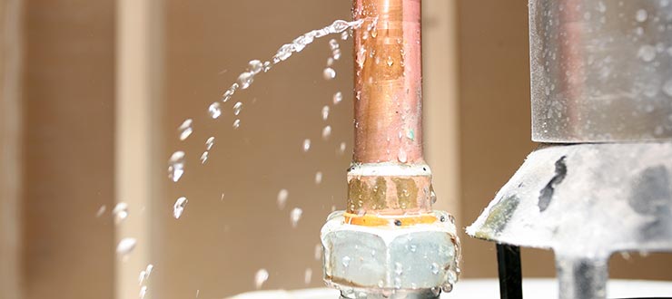 Dépannage fuite d'eau
