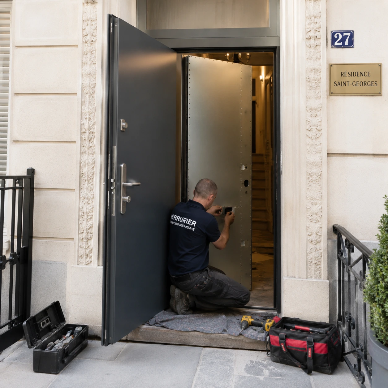 Blindage de porte